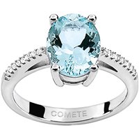 Anello Comete Donna Pietre Preziose Colorate in Oro bianco Diamante ANQ257-14 - ANQ257-14